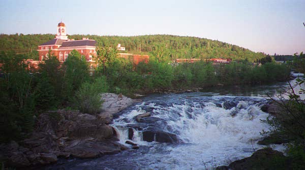 Rumford mill and falls
